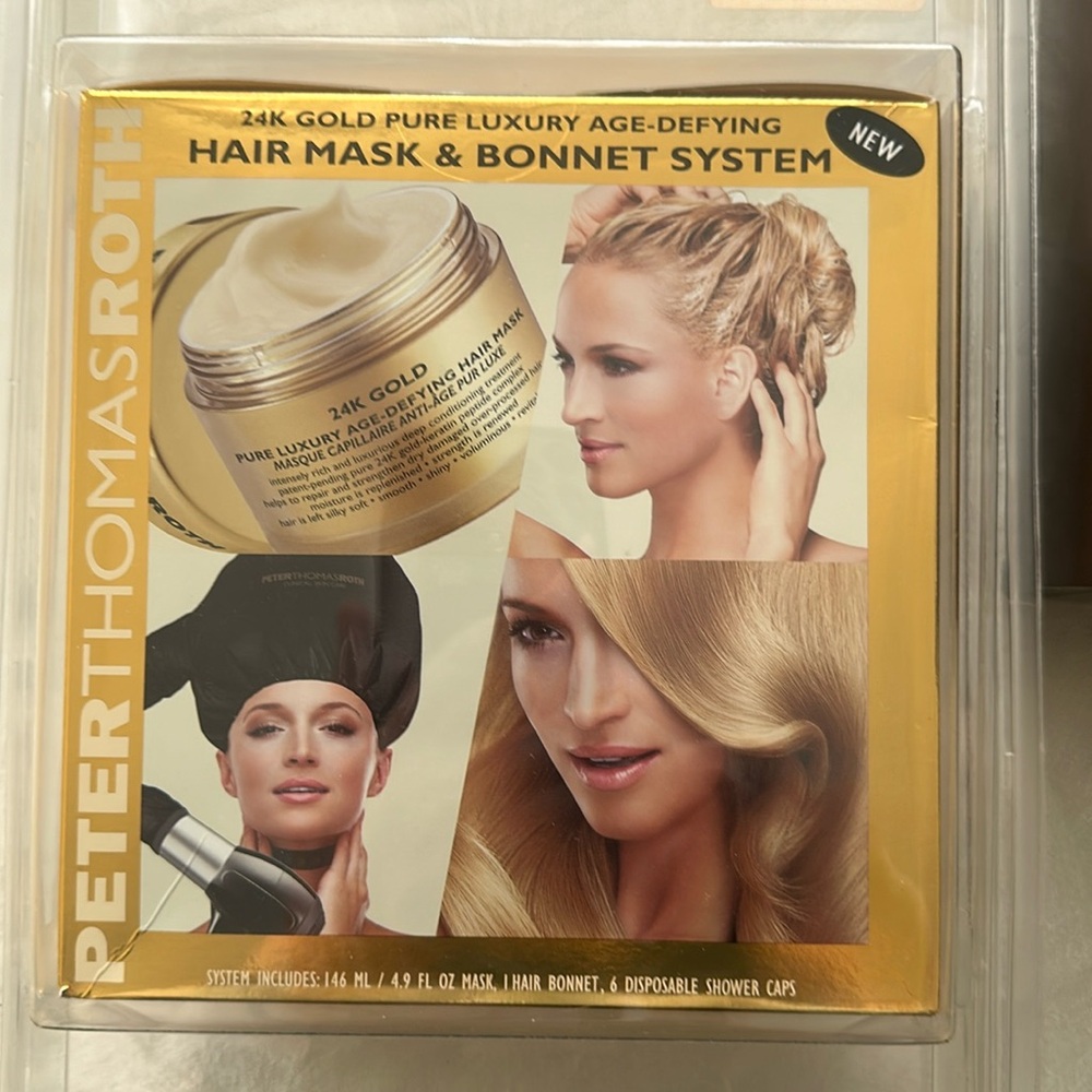 Hair mask and bonnet system. Brand new in original packaging